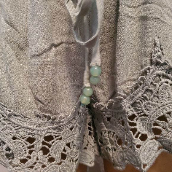 Muche et Muchette sage off the shoulder romper sage size medium - Picture 4 of 6